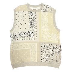 KAPITAL　 Paisley Sweat Vest
