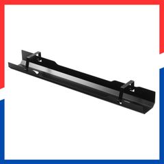 【数量限定】200-CT002BK ブラック 耐荷重5kg スチール製 ネジ固定タイプ 幅90cm デスク下 ケーブルトレー サンワダイレクト