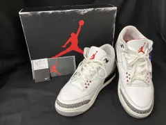 【鑑定済】NIKE ナイキ Air Jordan 3 Retro エアジョーダン3レトロ DN3707-100 スニーカー ホワイト x セメント 27.5cm