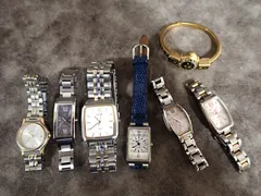 セイコー シチズン TISSO 腕時計 7本 まとめ出品 ジャンク品含 4本稼働中（電池交換済）