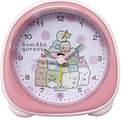 おにぎり型アラームクロック　すみっコぐらし　ドット　ピンク