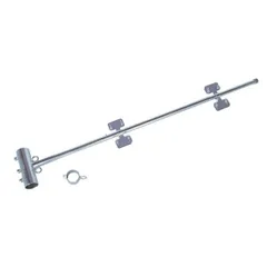 フラッグキーパー(中段用)  1本  (アラオ)48.6Φ単管用 １本の単管で社旗・安全旗を同時固定できます AR-1257 旗,設置,2枚  ARAO  AR1257