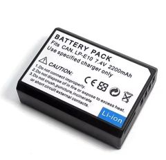 PSE認証 LP-E10 Canon対応 キャノン対応 バッテリー 2200mAh EOS Kiss X50 EOS Kiss X70 EOS KISS X80 リチウムイオン 電池 互換品