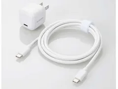 【新品・5営業日で発送】ELECOM エレコム AC充電器／USB-C×1／ケーブル付／1.5m／ホワイト(MPA-ACCP7620WH)