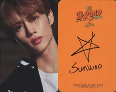 【中古】コレクションカード(男性) THE BOYZ/SUNWOO(ソヌ)/印刷サイン入り/「THE BOYZ FAN CON ： THE B-ROAD IN JAPAN」FC会員限定メンバー別ポーチ付きトレカセット トレカ