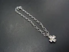me. ミー SV925 ラインストーン クローバーモチーフ ブレスレット アクセサリー レディース シルバー系 DH2805
