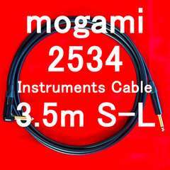 mogami 2534 Instruments Cable w/ Neutrik Gold Plated Plug SL 3.5m