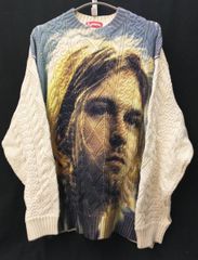 [23SS] Supreme KURT COBAIN SWEATER シュプリーム カートコバーン セーター ニット L 白 ホワイト コラボ week15 