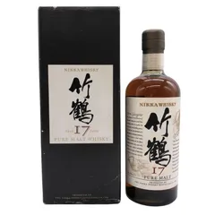 東京都限定◆ニッカ 竹鶴 17年 ピュアモルト 旧ラベル 700ml【H2】のサムネイル