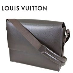 ☆★オープニング価格★☆　レア【美品】LOUIS VUITTON ルイヴィトン　M46570　グラセ フォンジー　ショルダーバッグ　ビジネスバッグ　モノグラム・グラセ　ダークブラウン　メンズ