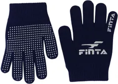 フィンタ FINTA サッカー JR ニットグローブ  FT3511 1100 ネイビー