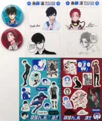 【中古】グッズセット [単品] 凛・冴サイン入り公式応援セット 「コミックス ブルーロック 第28巻 特装版」 同梱特典