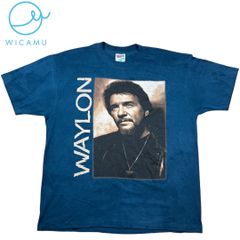 【ヴィンテージ】90s Waylon Jennings Hanes Tシャツ XL USA製 RCA 50/50 シングルステッチ