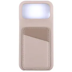 iPhone17 Pro Max ケース カード収納 レザー ケース 【Color】ベージュ