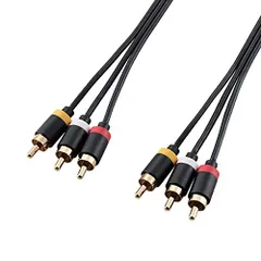 エレコム AVケーブル TV-ビデオデッキ用 RCAピンプラグ×3-RCAピンプラグ×3 2.0m DH-WRYN20 （1点）