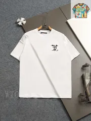 【今日特価】Louis Vuitton 25ss 発泡工芸クラウドロゴショート T-1