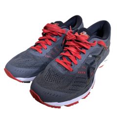 ◆中古品◆ asics アシックス TJG957 gel kayano 24 ゲル カヤノ 24 グレー 27cm メンズ ランニングシューズ 本体のみ V87839NL