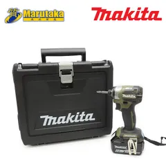 未使用 マキタ インパクトドライバー TD173DRGXO オリーブ 直流 18V 6.0Ah ライトモード ケース 交換用バッテリー 充電器 取扱説明書 逸品質屋 丸高 尼崎市 Makita impact driver Marutaka USED 兵庫県