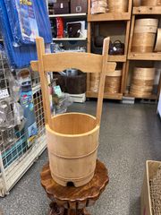 手作り　手提げ桶