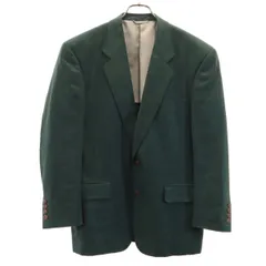 Christian Dior MONSIEUR クリスチャンディオール ムッシュ 90s リネン オールド テーラードジャケット A-4 深緑 メンズ 古着