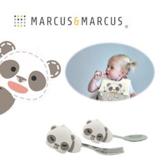【新品未使用】パームグラスプ スプーン＆フォーク  パンダ