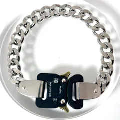 ブレスレット ローラーコースターバックル ブラック×シルバー アリクスタイプ aのサムネイル