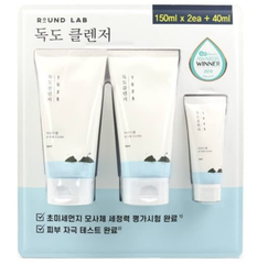 (ROUND LAB) ラウンドラップ 独島クレンザー 150ml X 2 + 40ml
