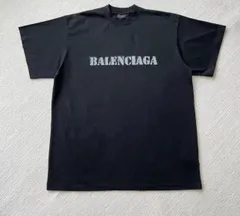 2024年最新】BALENCIAGA バレンシアガ メンズ ロゴ半袖Tシャツ