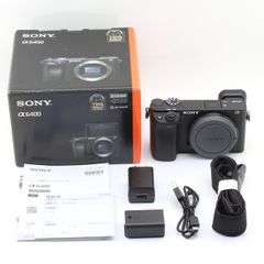 ＜美品＞ソニー SONY α6400 ボディ ブラック ILCE-6400 B