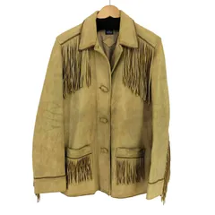 ラルフローレン RALPH LAUREN フリンジ レザー ウエスタンジャケット レディース import：M のサムネイル