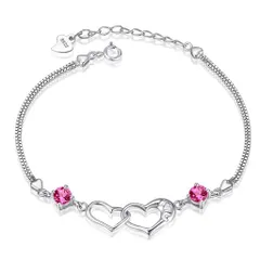 「シルバーサンダー」ブレスレットレディース7月誕生石ルビーシルバー925金属アレルギー対応シンプルお守りアクセサリー誕生日プレゼント記念日女性