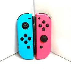 T【HY】【中古】【動作品】nintendo Switch ニンテンドー スイッチ Joy-Con ジョイコン （R）（L）左右セット HAC-A ネオンピンク ネオンブルー[ゆうパケット発送、送料無料]HY002