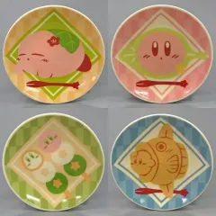 【中古】皿・茶碗(キャラクター) 全4種セット はらぺこ和皿 「一番くじ 星のカービィ ふわふ和コレクション～ぽよぽよ日和～」 D賞