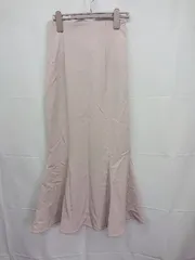 ◇ Θ MISCH MASCH レースアップ くすみカラー ロング マーメイド スカート サイズS ピンク系 レディース E  【1506250009743】