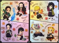 【中古】クリアファイル 集合 A4クリアファイル2枚セット 「鬼滅の刃×ローソン 2021年秋」