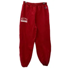 Champion ジャージパンツ キッズ L 150～ レッド チャンピオン スウェットパンツ 裏起毛 古着卸 アメリカ仕入 2507-675