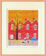 美品 Clyv クリーブ ゴールデンハート 絵画 版画 額装 499/s800 - メルカリ