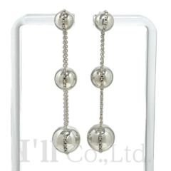 Tiffany&Co.　ティファニー　ハードウェア　トリプルドロップ　ボール　ピアス　60153322　Ag925　シルバー　ブランドジュエリー　シルバーアクセサリー　SV925　スターリングシルバー　チェーン【中古】【74365】