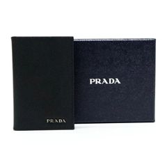 PRADA プラダ M523二つ折り財布 ミニ財布 TESSUTO NERO - メルカリ