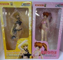ALPHAMAX アルファマックス 高町なのは 水着ver. ＆フェイト・T・ハラオウン 水着ver. フィギュア
