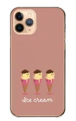 iPhone12 Pro Max ケース カバー アイフォン12 プロマックス スマホケース ハードケース アイス アイスクリーム スイーツ 甘い ポップ カラフル イラスト かわいい キャラクター カラー04