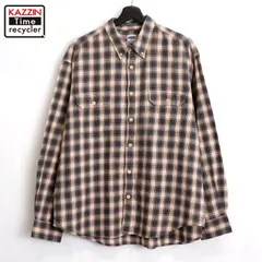 00s OLD NAVY チェック柄 ボタンダウン 長袖シャツ メンズ 表記Lサイズ
