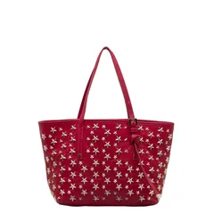 ジミーチュウ スタースタッズ ソフィアS ハンドバッグ トートバッグ ピンク レザー レディース JIMMY CHOO【219-26010】