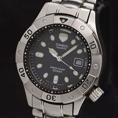 稼働品 カシオ イルミネーター 5480ボーイズ 純正ステンレスベルト 