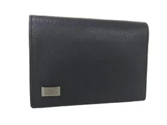 ■新品■未使用■ dunhill ダンヒル サイドカー レザー カードケース カード入れ 名刺入れ メンズ ブラック系 FK7487