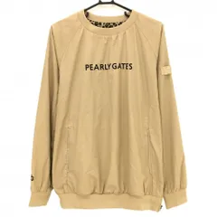 【超美品】パーリーゲイツ スニード ベージュ 蓄熱裏地レオパード柄 ブルゾン メンズ 6(XL) ゴルフウェア PEARLY GATES