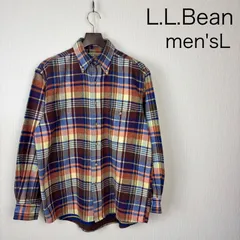 L.L.Bean ボタンダウンヘビーフランネルシャツ　メンズL