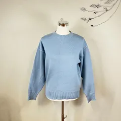ikka レディース ニット ブルー M 【c0278】
