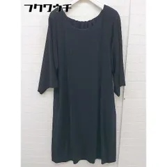 ◇ DESPRES デ プレ 七分袖 ミニ ワンピース サイズ36 ネイビー ブラック系 レディース  【中古】 【1112060006423】のサムネイル