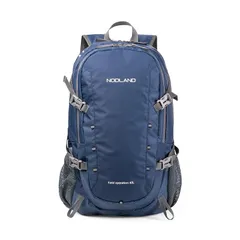 NODLAND アウトドアバックパック 折りたたみ リュック スポーツ 40L 青い 1